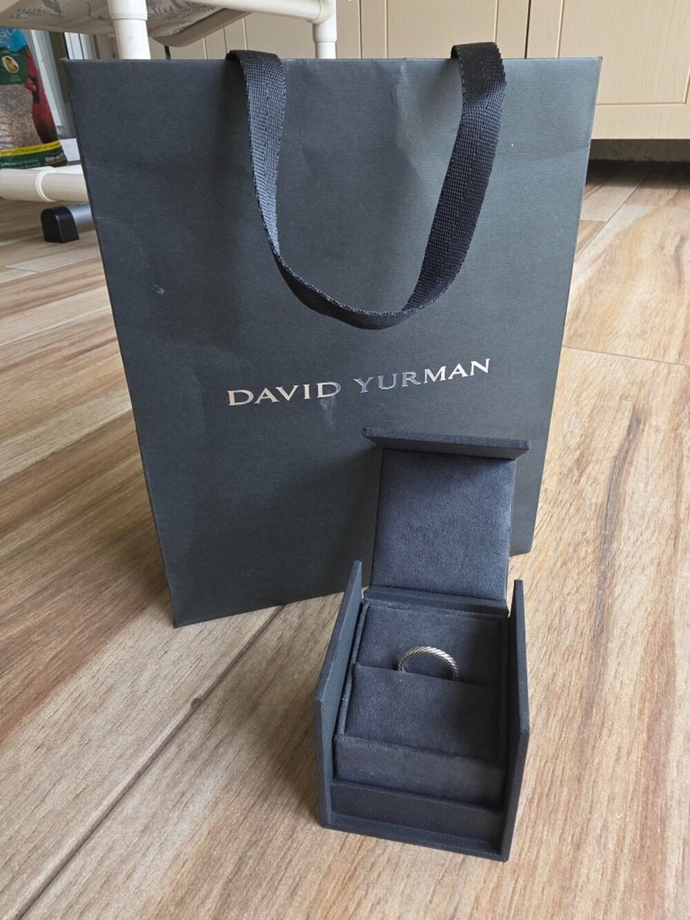 David Yurman Collectible Stacks Sterling Silver Cable Ring Size 8